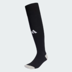 Adidas Milano 23 Football Socks, Cushioned Knee High Sports Socks for Match Day & Training, Breathable Comfort Fit, Unisex Football Essentials,Black