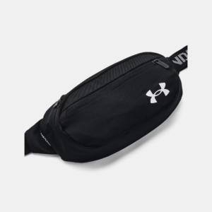 UA Under Armour Flex Unisex Sports Training Waist Bag, Shoulder Bag, Crossbody Bag, Portable Chest Bag-Khaki Base / Black