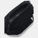 UA Under Armour Flex Unisex Sports Training Waist Bag, Shoulder Bag, Crossbody Bag, Portable Chest Bag-Khaki Base / Black