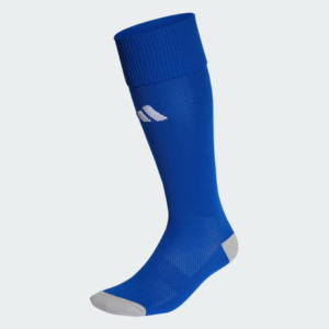 Adidas Milano 23 Football Socks, Cushioned Knee High Sports Socks for Match Day & Training, Breathable Comfort Fit, Unisex Football Essentials,Royal Blue
