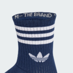 Adidas 3-Stripes Crew Socks 3 Pairs, Unisex Cushioned Sports Socks, Everyday Comfort Fit, Gym & Casual Streetwear Essentials, Trending UK TikTok Style,Mixed packaging 3Pairs