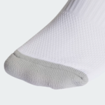 Adidas Milano 23 Football Socks, Cushioned Knee High Sports Socks for Match Day & Training, Breathable Comfort Fit, Unisex Football Essentials,White
