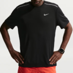 Nike Men’s Dri-FIT Quick Dry Short Sleeve Running Top Breathable Sports T-Shirt for Gym Training & Fitness Royal Blue