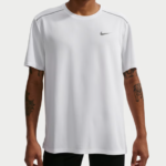 Nike Men’s Dri-FIT Quick Dry Short Sleeve Running Top Breathable Sports T-Shirt for Gym Training & Fitness Royal Blue