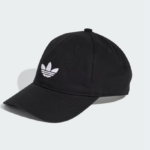 Adidas Adicolor Classic Trefoil Baseball Cap(Black)