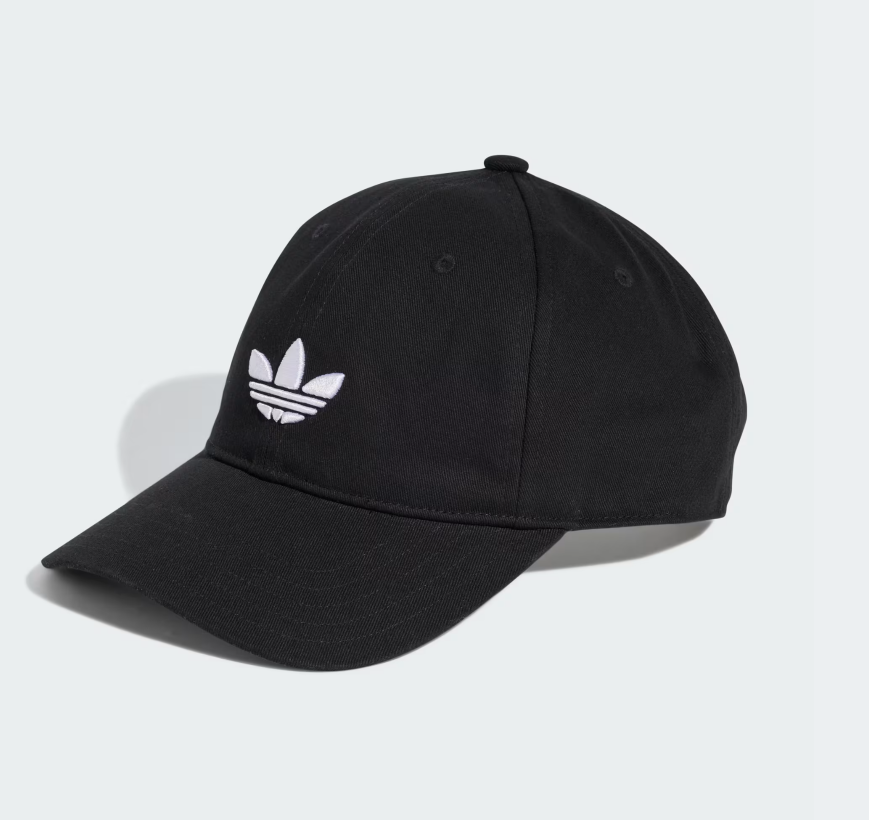 Adidas Adicolor Classic Trefoil Baseball Cap(Black)