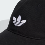 Adidas Adicolor Classic Trefoil Baseball Cap(Black)