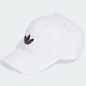 Adidas Adicolor Classic Trefoil Baseball Cap (White)