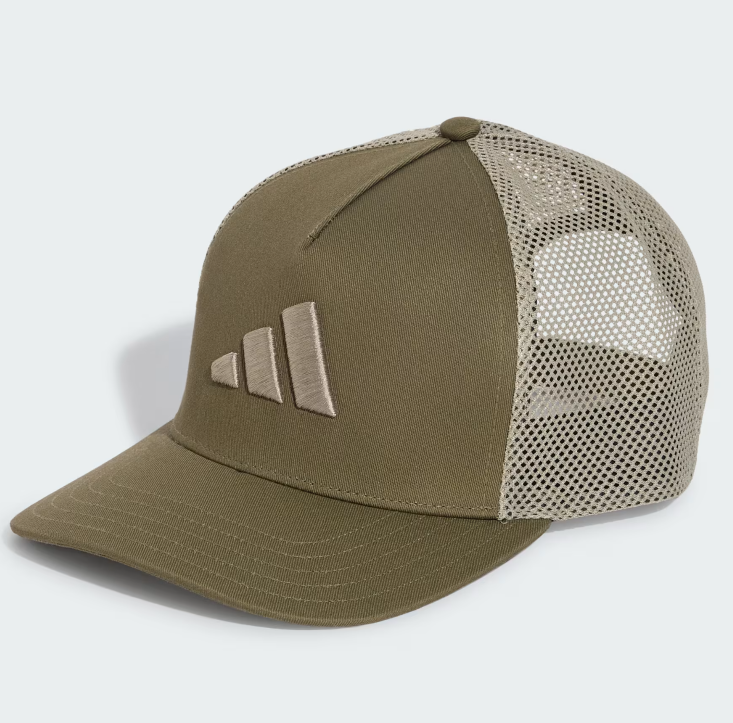 Adidas  Snapback Trucker Cap-Olive Strata / Silver Pebble