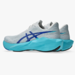 Asics Men‘s running shoes NOVABLAST 6 White/Energy Aqua
