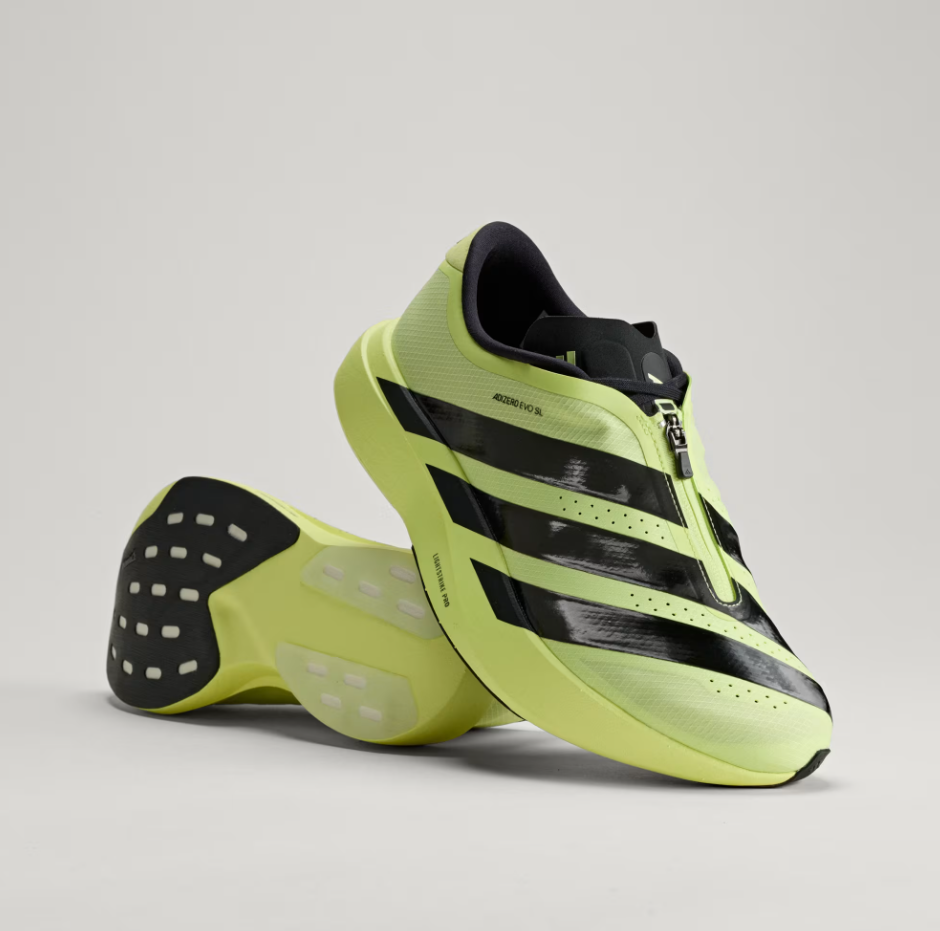 Adidas Adizero EVO SL Zip LIGHTSTRIKEPRO Running Shoes "Frozen Lemon"