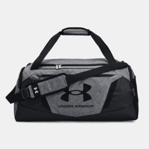 UA Undeniable 5.0 Medium Duffle Bag - Pitch Gray Medium Heather / Black - 012