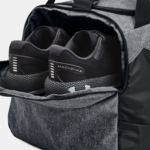 UA Undeniable 5.0 Medium Duffle Bag - Pitch Gray Medium Heather / Black - 012
