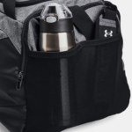 UA Undeniable 5.0 Medium Duffle Bag - Pitch Gray Medium Heather / Black - 012
