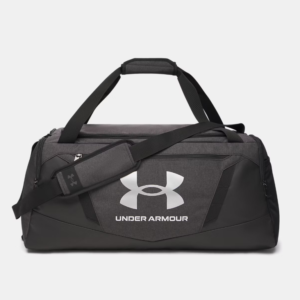 UA Undeniable 5.0 Medium Duffle Bag - Black Medium Heather / Black / Metallic Silver - 011