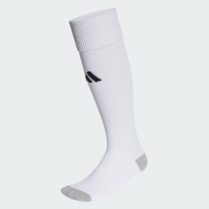 Adidas Milano 23 Football Socks, Cushioned Knee High Sports Socks for Match Day & Training, Breathable Comfort Fit, Unisex Football Essentials,White