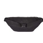 Nike basic logo sports fabric shoulder bag/crossbody bag/chest bag/waist bag, unisex and couple style-pure black