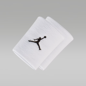 Nike Jordan Jumpman Wristbands – Sweat-Wicking Basketball Wristbands for Training, Gym & Everyday Sport Style,White