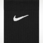 Nike Everyday Plus Lightweight Crew Socks for Men & Women, Cushioned Comfort Sports Socks, Breathable Everyday Essentials, Gym & Streetwear Must-Have,Black