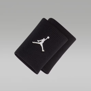Nike Jordan Jumpman Wristbands – Sweat-Wicking Basketball Wristbands for Training, Gym & Everyday Sport Style,Black